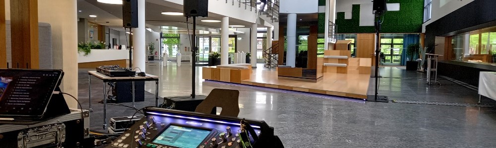 SAP SE Walldorf, Kunstaustellung, Sprachbeschallung, Allen & Heath